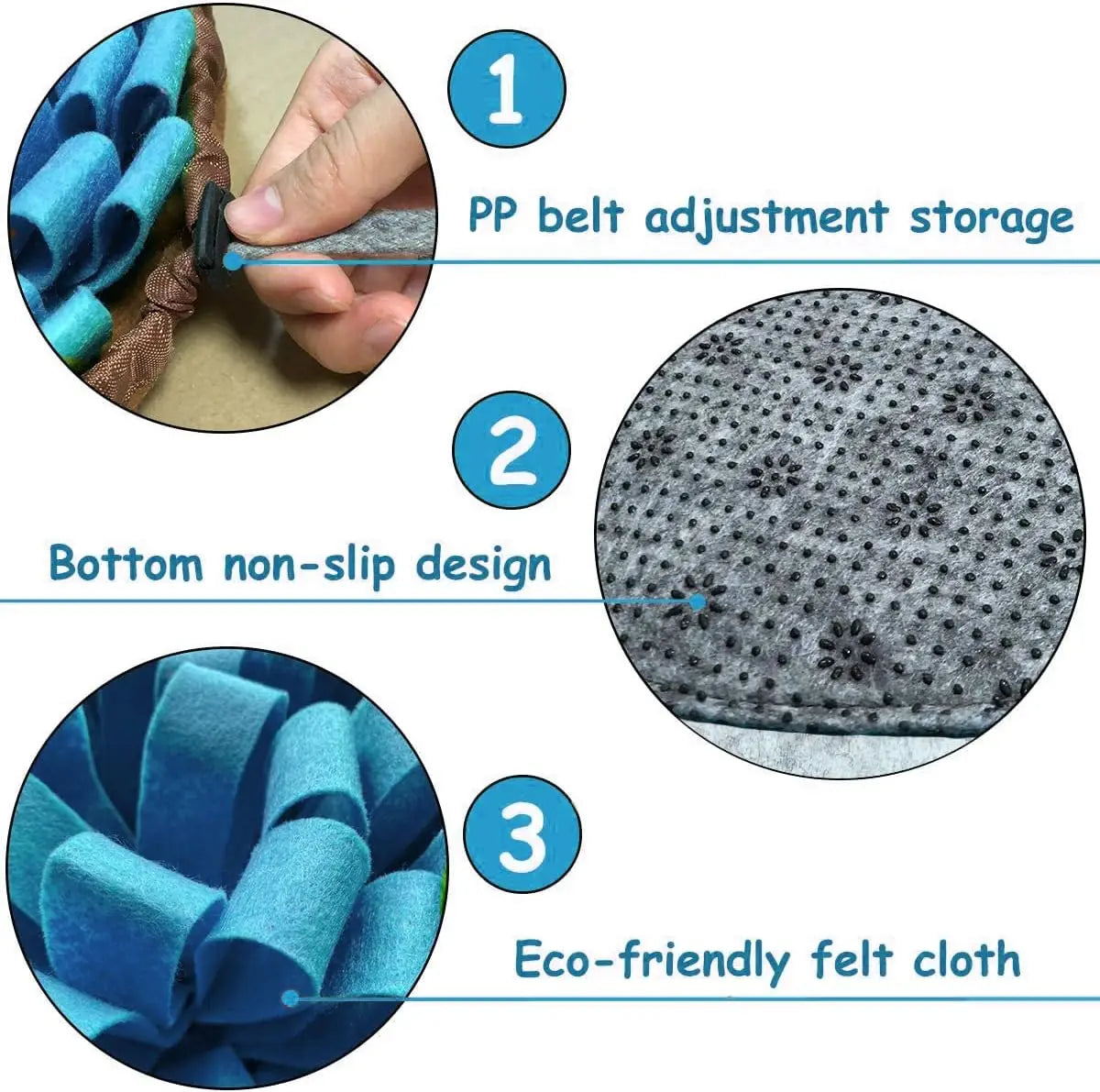 Alfombrilla Interactiva Antiestrés para Perros – Comedero Lento Premium